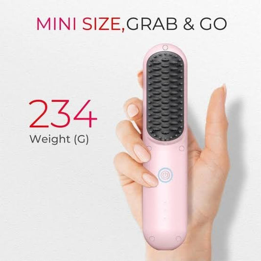 Cordless Pro Hair Straightener Brush Max