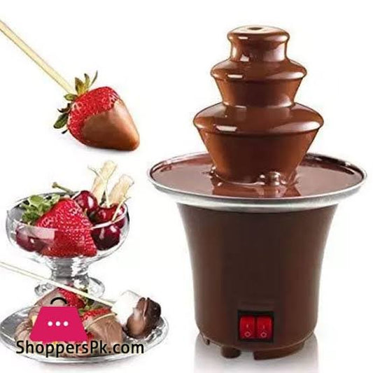 ChocoCascade 3-Tier Mini Chocolate Fountain