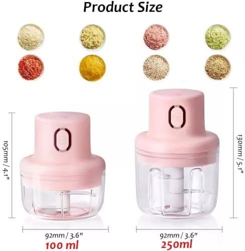 DualBowl Rechargeable Food Chopper