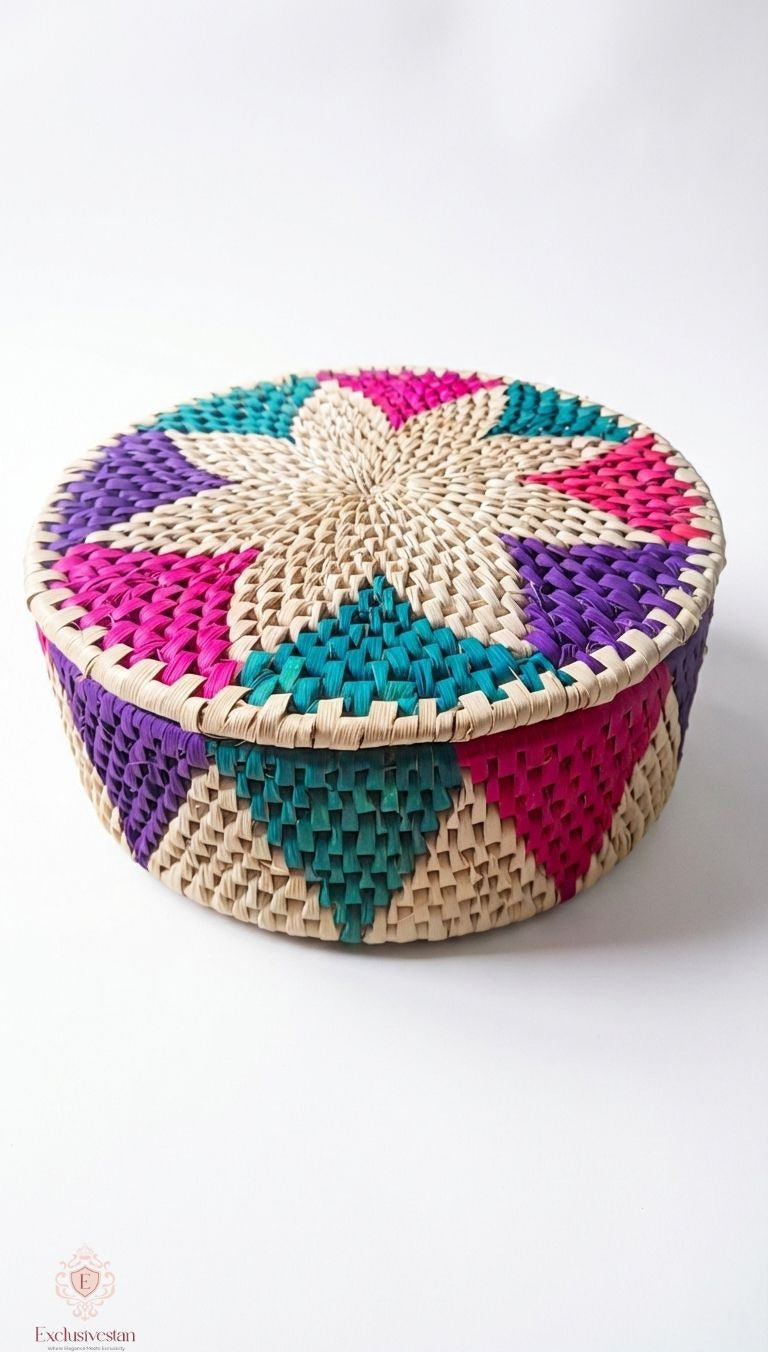 Celestia Bloom Handwoven Basket