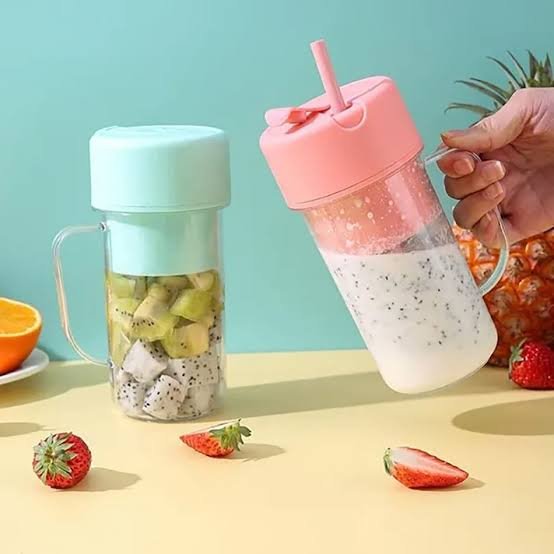 2-in-1 Portable Straw Juicer Cup