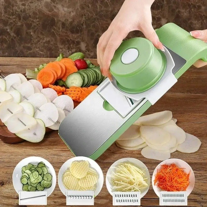 SliceMaster 5-in-1 Vegetable Slicer & Grater