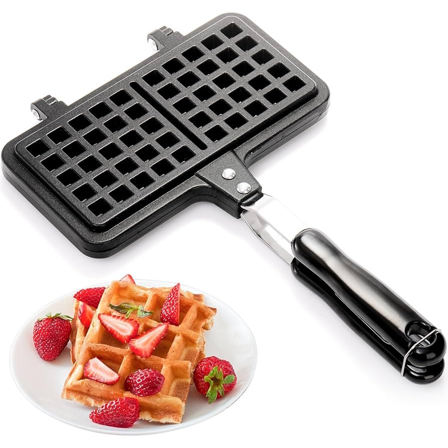 CrispWave Double Waffle Maker