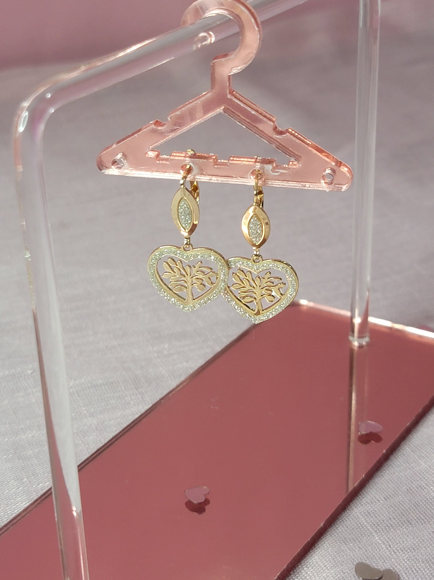 Heart shape earings
