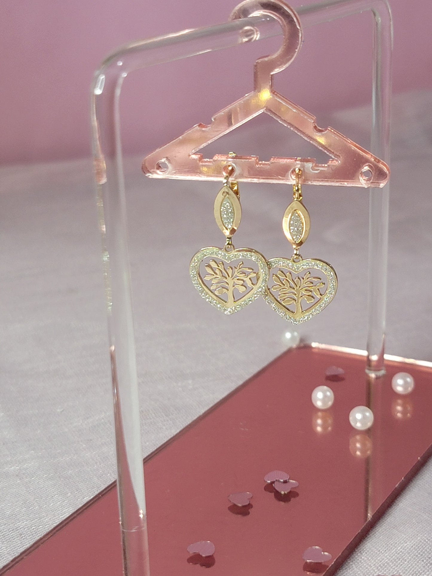 Heart shape earings