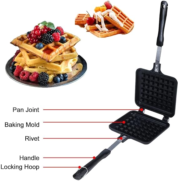 Non stick waffle maker