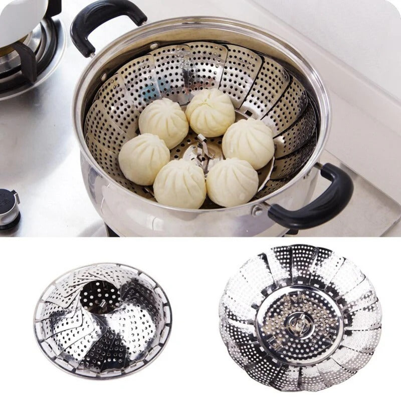 Stainless steel steamer for veg and momos