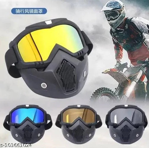 RiderX UV-Pro Detachable Mask Goggles