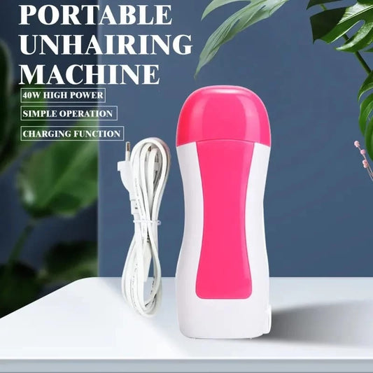 Portable unhairing machine