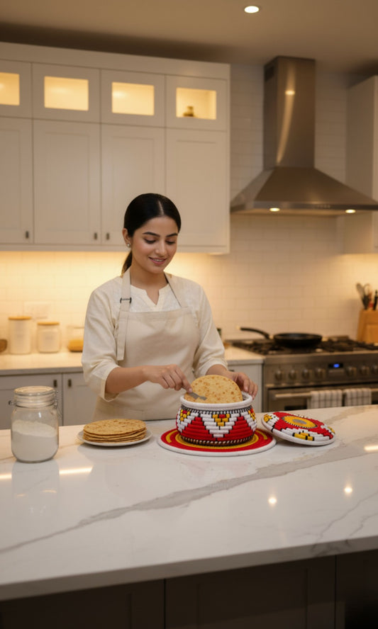 Handwoven Multicolour Traditional Hotpot