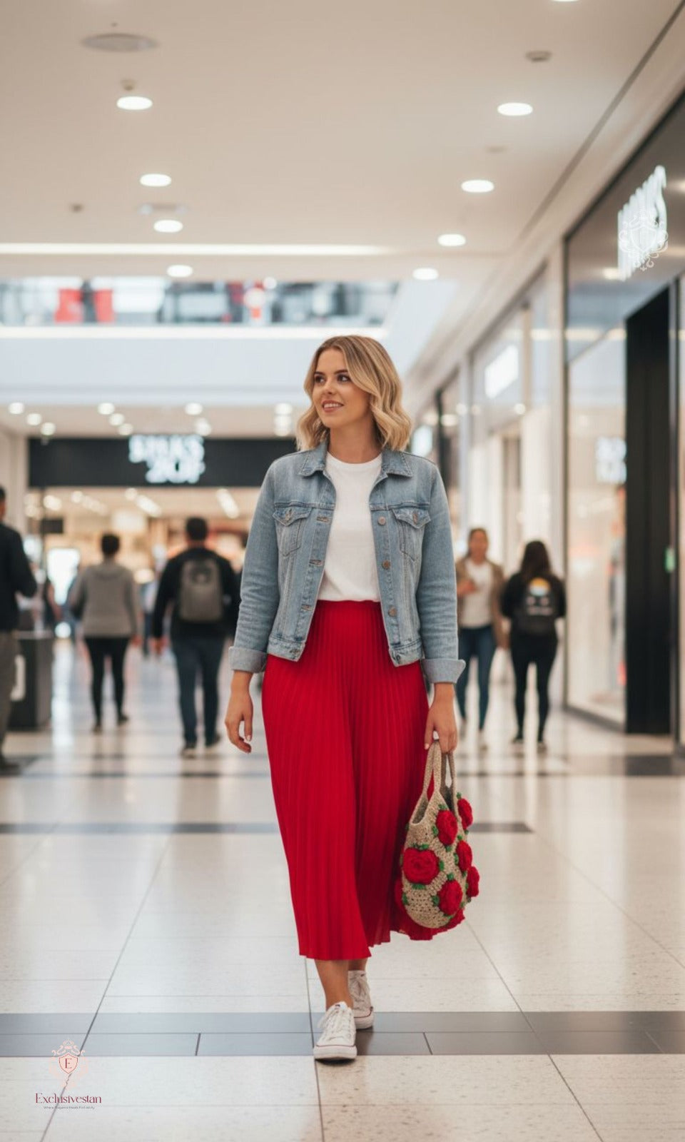 Handcrafted Floral Crochet Tote Bag