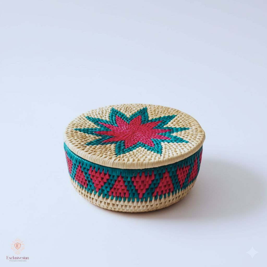 Blossom Star Handwoven Date Palm Leaf Hotpot