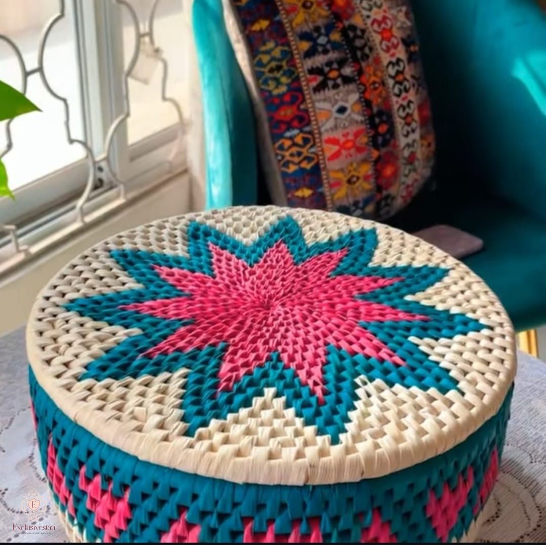 Blossom Star Handwoven Date Palm Leaf Hotpot
