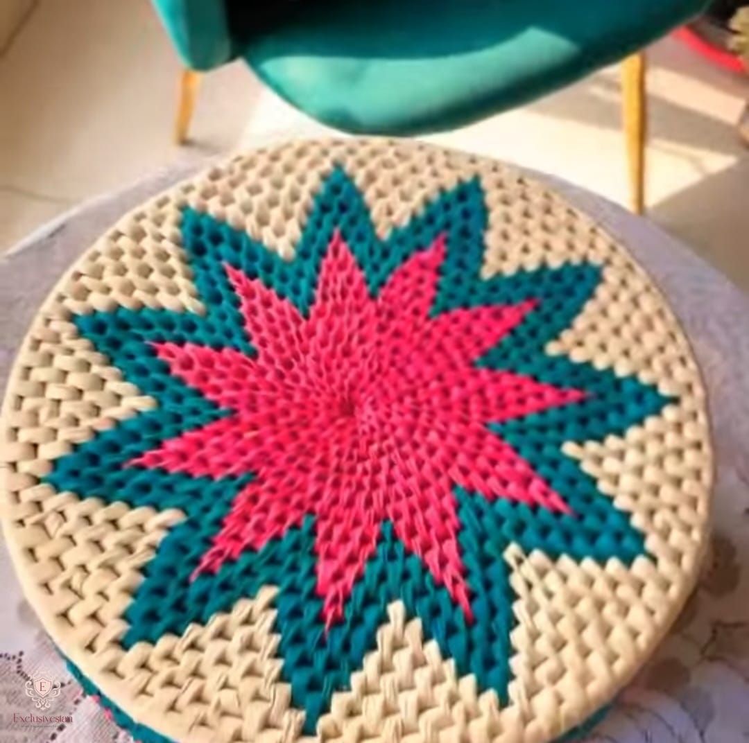 Blossom Star Handwoven Date Palm Leaf Hotpot