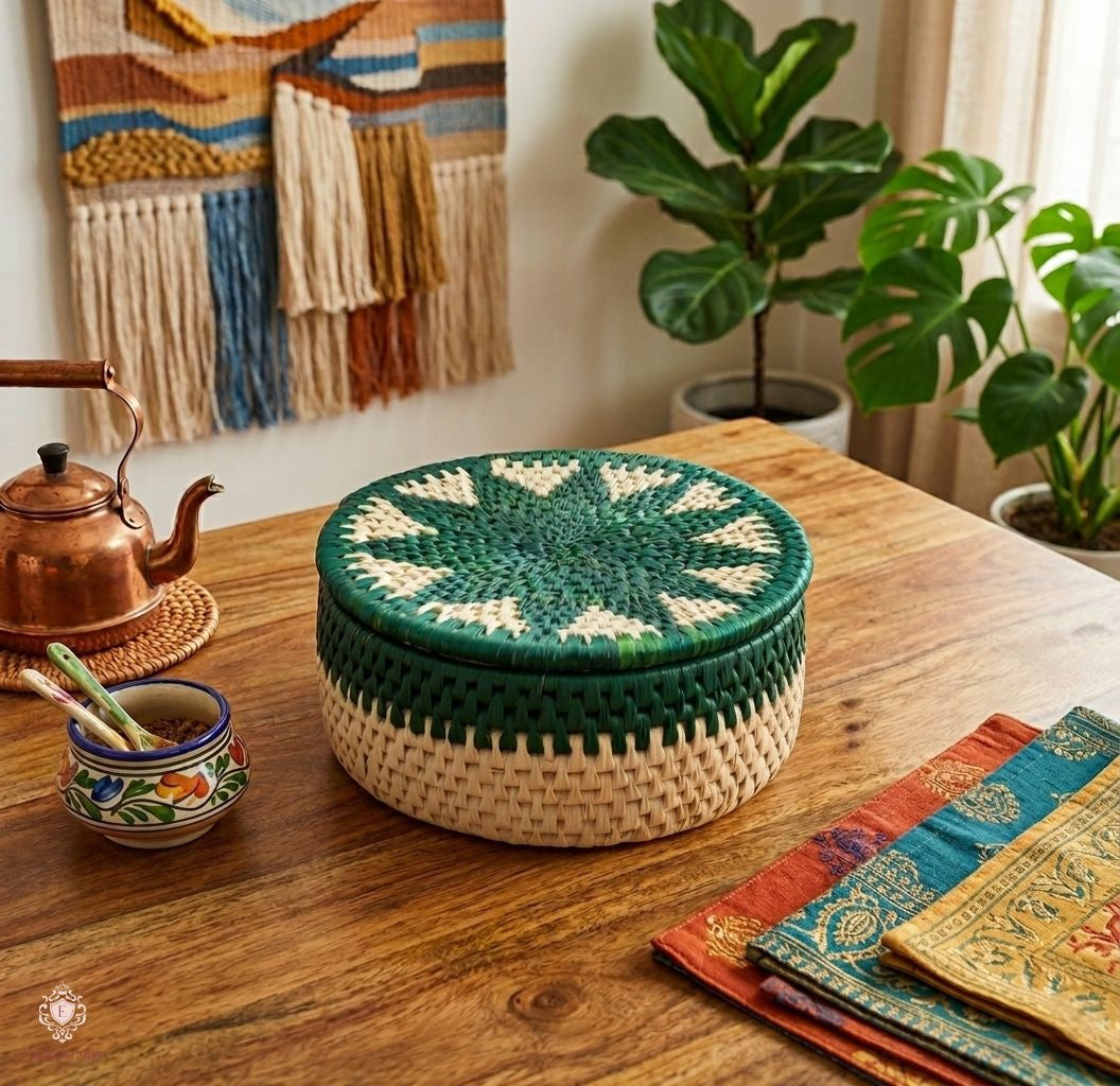 Emerald Heritage Handwoven Hotpot