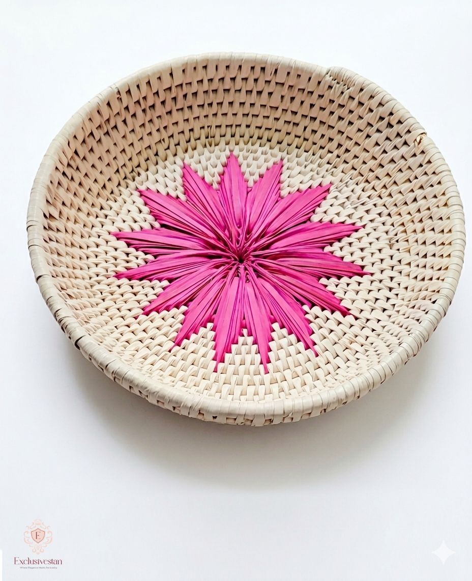 Blushy Pink Palm Leaf Tray