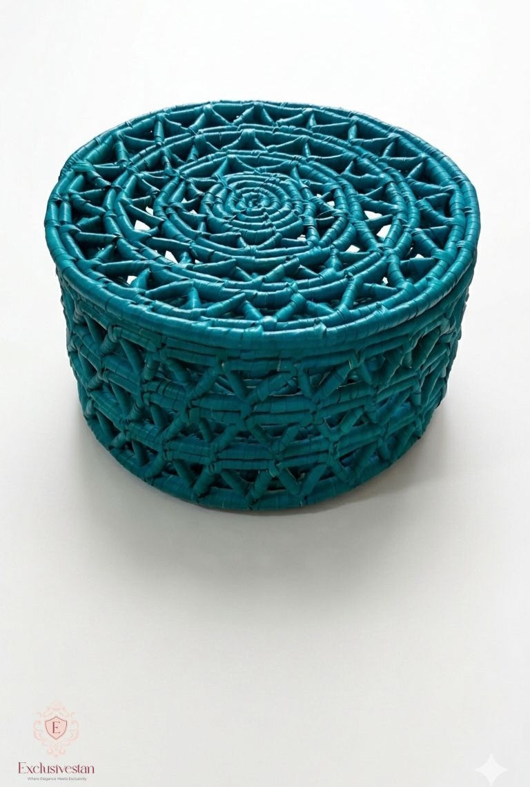 Aquaric Charm Palm Leaf Fruit Basket