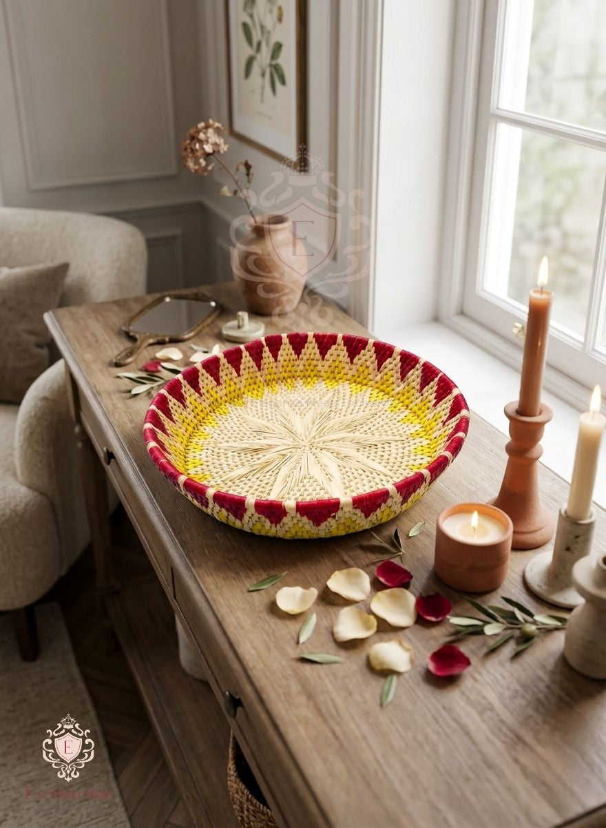 Golden Crimson Star Tray
