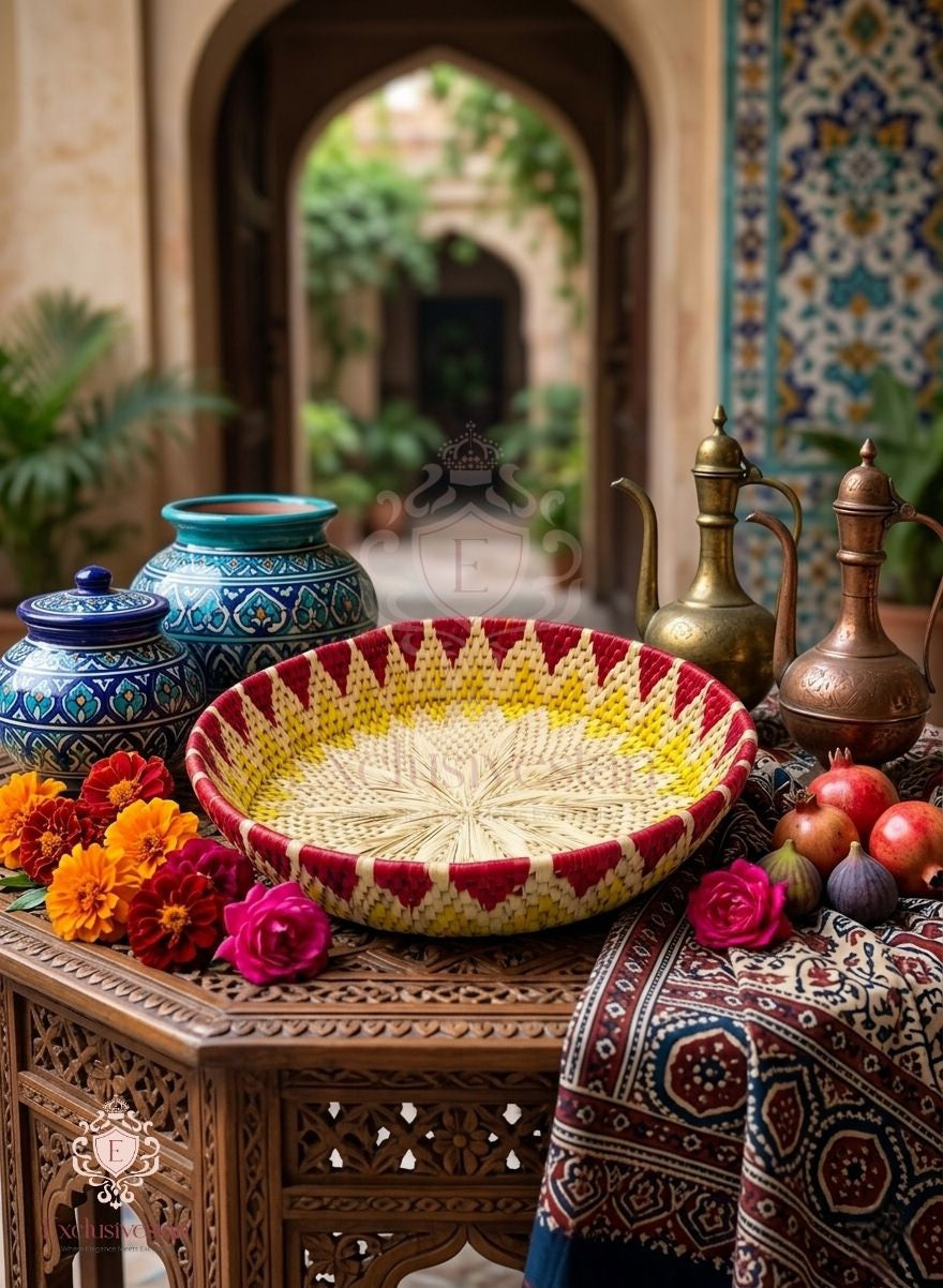 Golden Crimson Star Tray
