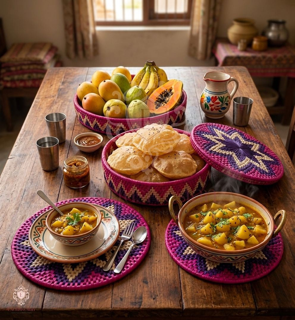 Royal Fuchsia Harmony HandWoven (Combo Set)