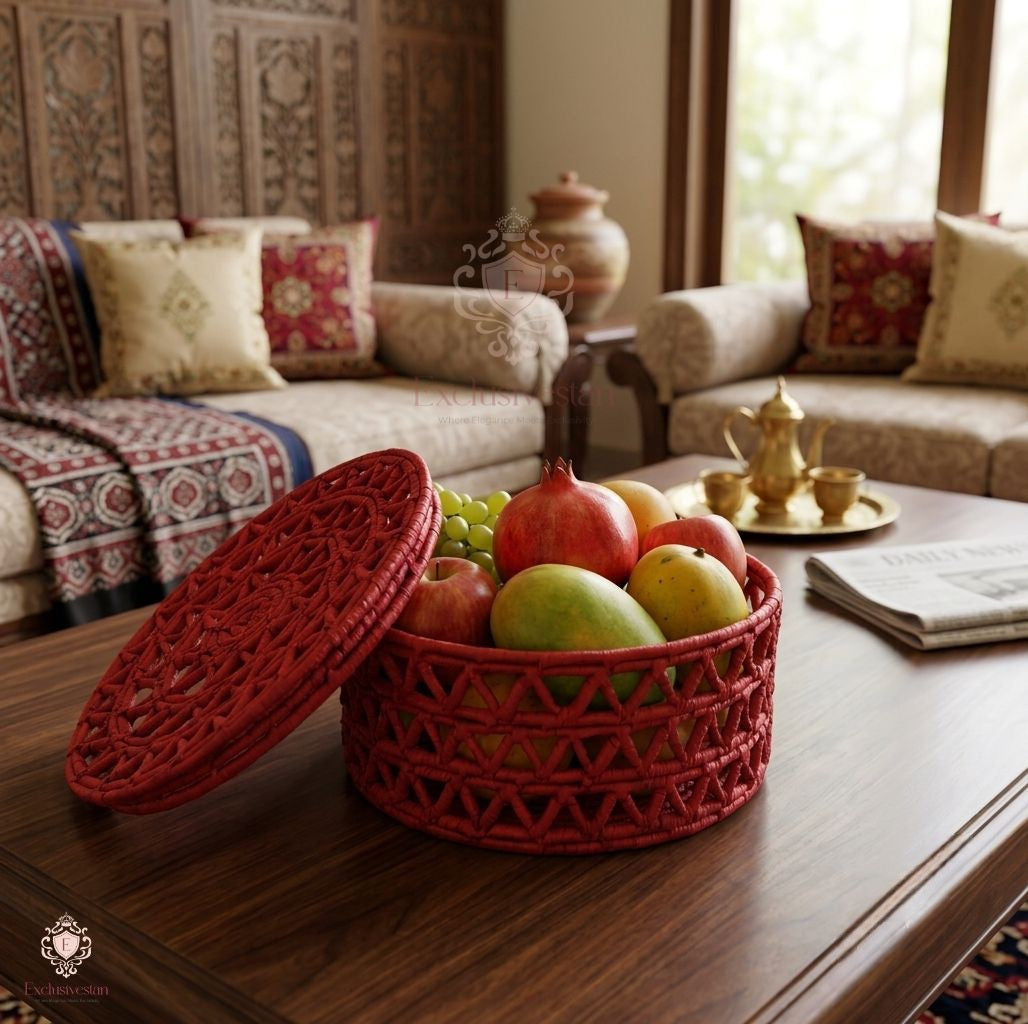 Classic Red Charm Fruit Basket