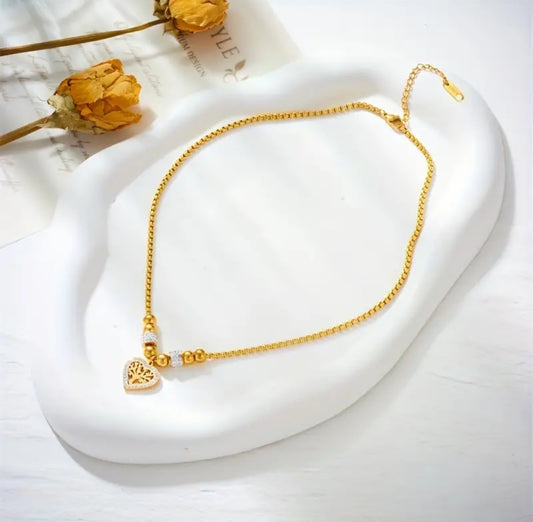 Heart gold pendent