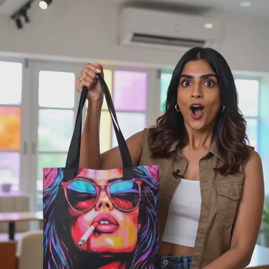 Exclusivestan Artistry Tote all-over print bag video 1