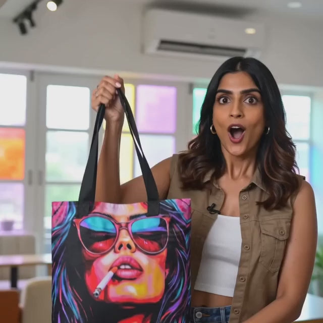 Exclusivestan Artistry Tote all-over print bag video 1