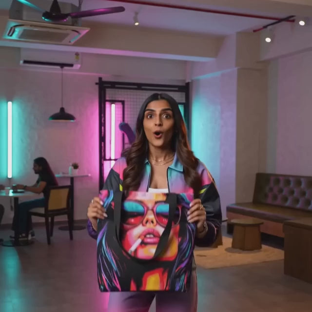 Exclusivestan Artistry Tote all-over print bag video